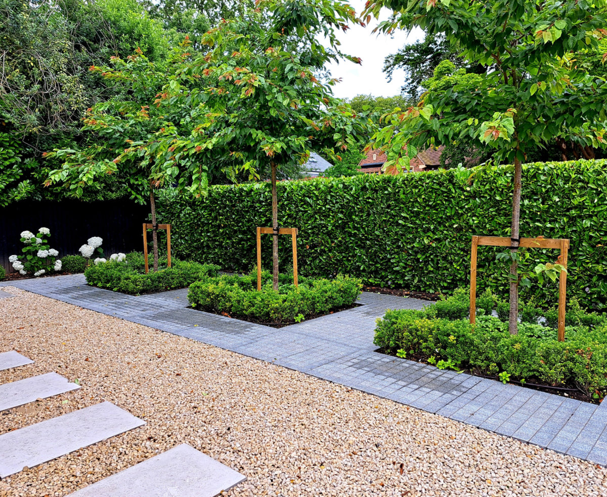 Elegant front garden